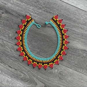 Hand-woven Embera beaded necklace